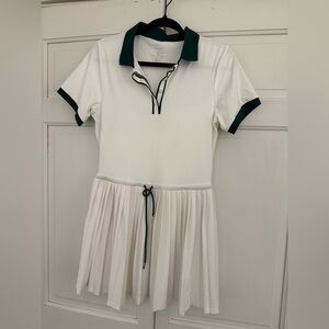 Varley white and Green tennis dress